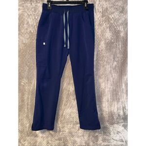 FIGS NAVY SCRUB PANTS women’s SMALL uniform healthcare nursing #751